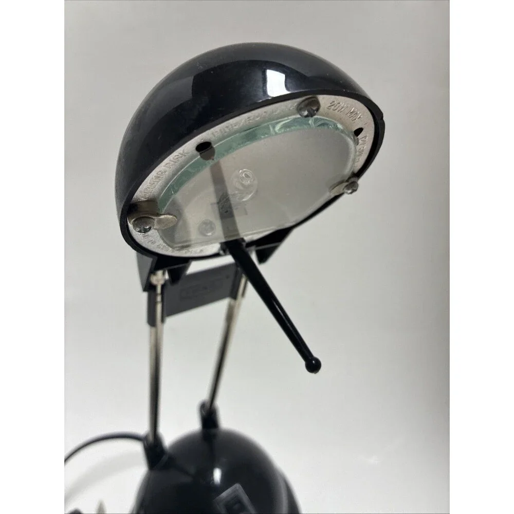 Vintage 1990s IKEA Espressivo Telescopic Desk Lamp Black Color Adjustable